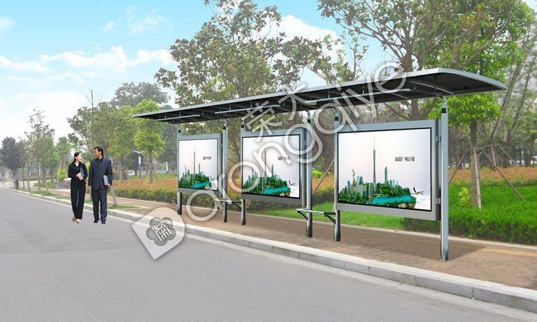 候車亭 公交站臺 公交站亭 候車亭廠家 江蘇榮大